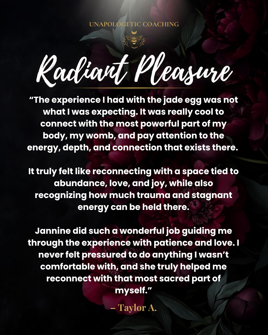 Jade egg radiant pleasure testimonial